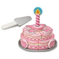 thumbnail image 5 of Melissa & Doug Wooden Triple-Layer Party Cake Play Food Set for Preschool Boys and Girls, 5 of 10
