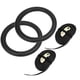 thumbnail image 1 of 1 par de anillos colgantes para ejercicios de gimnasia, entrenamiento de fuerza, suministros de fitness para interiores, color negro, 1 of 15