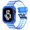 deep blue, variant on Case Strap For Apple Watch Band 40mm 44mm 41mm 45mm 42mm 38mm Accessories Soft Silicone Transparent Bracelet iWatch 5 4 3 SE 6 7