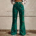 thumbnail image 2 of kaondbfi Women's Style Wide Leg Pants Women's Casual Pants Printed Pants Summer Casual Pants for Women, 2 of 9