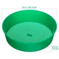 thumbnail image 2 of TEHAUX 2PCS Plastic Rock Sifter for Soil Sieving Garden Use Green, 2 of 6