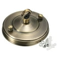 thumbnail image 4 of TISHITA Ceiling Rose Hook Plate Ceiling Lamp Bases Living Room Chandelier Part Lamp Base bronze, 4 of 7