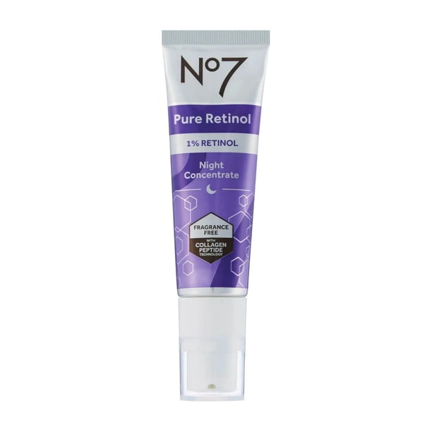 Concentrado nocturno No7 Pure Retinol 1% con colágeno 30 ml