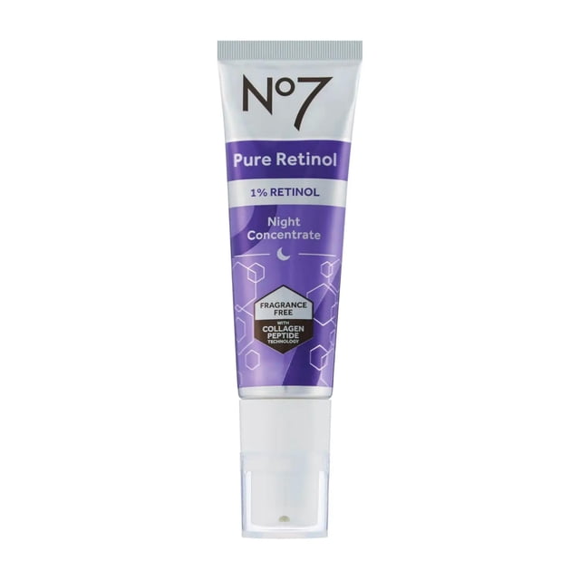 Concentrado nocturno No7 Pure Retinol 1% con colágeno 30 ml