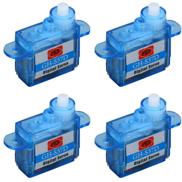 4X GH-S37D GH-S43D Servomotor Digital 3,7 G 4,3 G Mini Microservo para RC Avión Helicóptero Camión Automóvil Robot