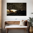 thumbnail image 3 of Elephant Stock Judge Mallet And Books Wall Art - Horizontal Canvas Wall Art - Living Room Wall Decor - Profession Canvas - Black And Gray Decor - 48" x 32", 3 of 8