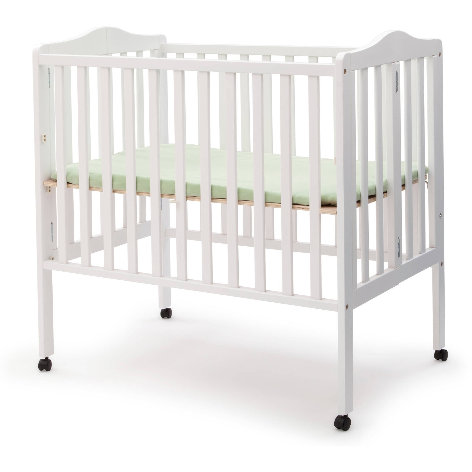 Convertible Baby Crib Portable Folding Infant Playpen with Mattress
