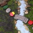 thumbnail image 4 of BEADCEST Crafted Mini Resin Stepping Stone Bridge For Fairy Garden Garden Decoration For Holidays Diy Micro Landscape, 4 of 8