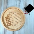 thumbnail image 2 of Jierger Farkle Dice Tray Farkle Classic Dice Game 2 Sets with 6 Pearl Classic Family Game Bracket Wooden Product Holder for The Classic Family Game, 2 of 4