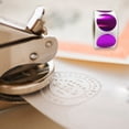 thumbnail image 3 of Dsscvnef 50mm Gear Embossed Sticker Label Raised Printing for Certificates Awards Diplomas Trophies Recognition Decals, 3 of 9
