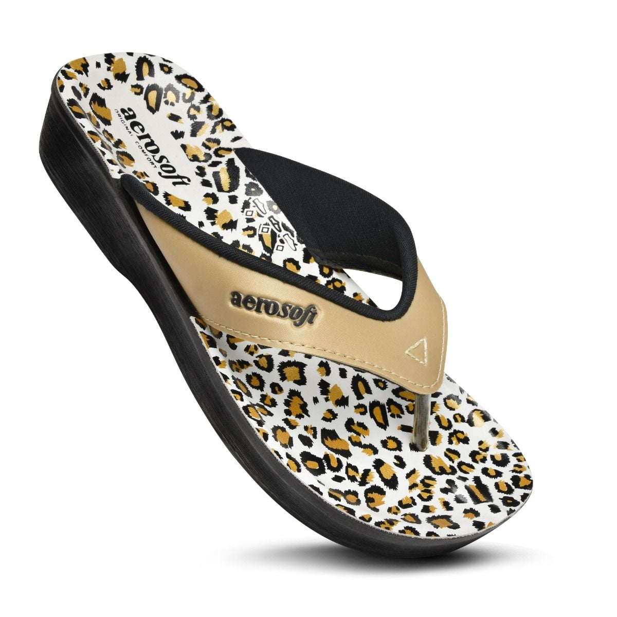 Aerosoft Aerosoft Leopard Comfortable Thong Summer Casual Flip