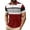 Red, variant on Trendy Polo Tshirts Strip Baseball Jersey Summer Men's Top with 3 Buttons Short Sleeves Striped Top Dry Sporty Breathable Short Sleeves Lapel Top/shirt Red M