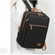 thumbnail image 3 of Mochila multifuncional para mujer, para negocios, portátil, de gran capacidad, color negro, 3 of 3