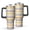 Black, variant on Modern 40oz Tumbler– Stainless Steel Insulated Tumbler with Handle and Straw, Large Capacity Travel Cup for Hot & Cold Drinks