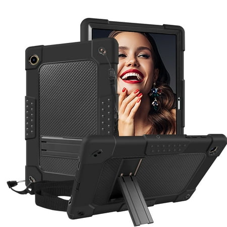 FIEWESEY for Samsung Galaxy Tab A8 Tablet Case,Heavy-Duty Shockproof Kids Friendly Rugged Protective case for Samsung Galaxy Tab A8 10.5 inch 2022 Release(Model: SM-X200/X205/X207)(Black/Black)