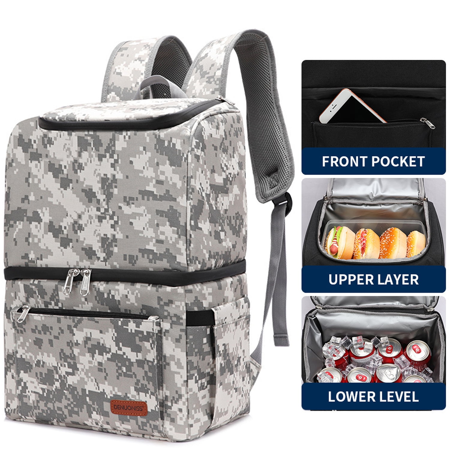 Travel Picnics Camping Fishing Insulated Backpack Outdoors