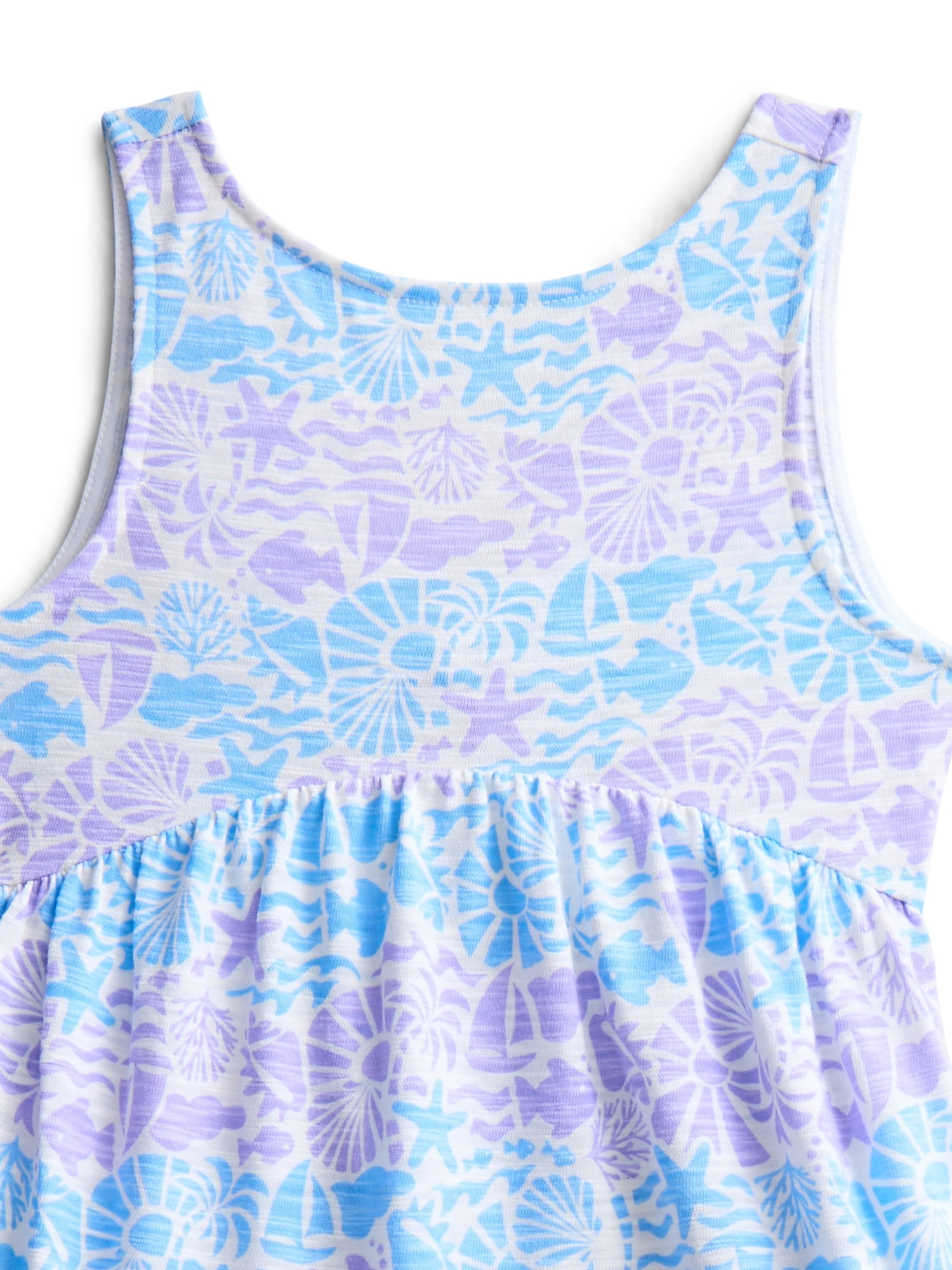 Wonder Nation Girls' Back Bow Sleeveless Dress, Sizes 4-18 & Plus