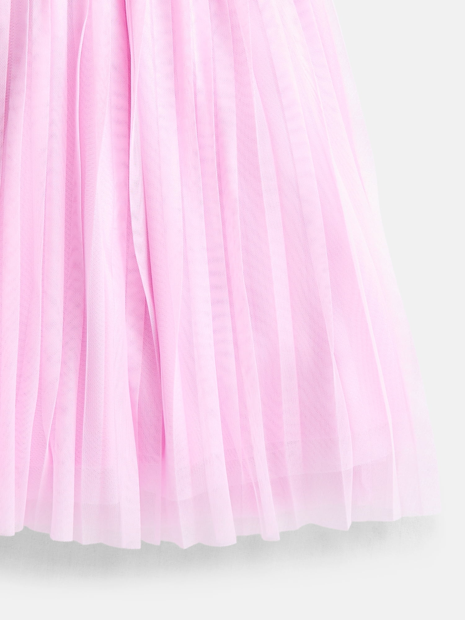 Wonder Nation Little Girls' Pleated Mesh Skirt, Sizes 4-10