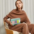 thumbnail image 3 of Chenille Letter Cosmetic Bag with Zipper Large Capacity for Women (HAIR), 3 of 9