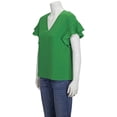 thumbnail image 2 of Essentiel Ladies Sinai Wimbledon Green Short Sleeve Shirt, Brand Size 34 (US Size 0), 2 of 2