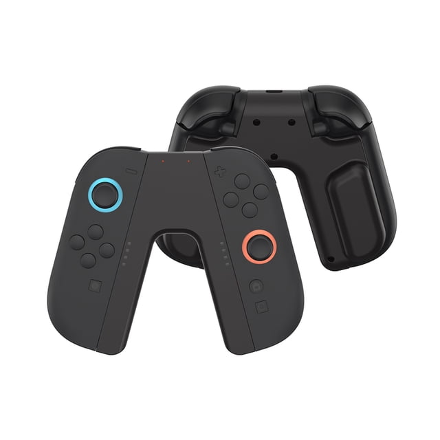 Grips de Carga para Joy-Cons compatible para Controles JoyCon NSwitch2-Color Negro