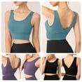 thumbnail image 1 of Brassière de Sport pour Femmes Yoga Course Entraînement Mise en Forme Débardeur Décolleté Profond, 1 of 8