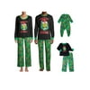 Diconna Family Matching Christmas Pajamas Set Xmas Grinch Printed Matching Lounge Sleepwear Holiday Pjs Outfit Set