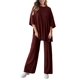 thumbnail image 5 of Conjunto Deportivo PRETTYGARDEN Burdeos de Dos Piezas para Mujer Talla XL, 5 of 7