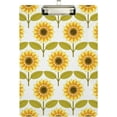thumbnail image 2 of FMSHPON Sunflower Clipboard Hardboard Wood Nursing Clip Board and Pull for Standard A4 Letter 13x9 inches, 2 of 8