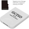 thumbnail image 2 of ZOUSSIQI for Wii Storage Card Adapter, GC2SD Card Adaptor Card Reader for Wii Consoles, Plug and Play.(White) CA919-44938, 2 of 9