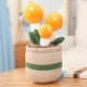 thumbnail image 2 of Lindos juguetes de peluche con plantas en maceta, muñeco suave de dibujos animados de 25 cm, adorno de mesa para Hongo naranja, 2 of 9