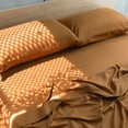 thumbnail image 4 of Juego de sábanas de microfibra Matrimonial Smart Bamboo Supreme Pumpkin Spice, 4 of 5