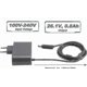 thumbnail image 3 of Cargador para Aspiradora yuxing V10 V11 V12 V15 Adaptador Gris, 3 of 3