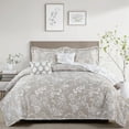 thumbnail image 3 of Home Soft Things 5 Piece LA Boheme Printed Bedspread Set - Taupe - Queen(90"x90"), 3 of 7
