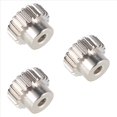 thumbnail image 5 of 3 Piezas 3.175mm Eje Metal Piñón Motor Engranaje 32DP 48DP 64DP M0.6 M0.8 para 1/10 1/8 RC Car 3650 3660,20t, 5 of 5