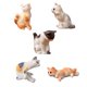 thumbnail image 5 of Divertido Figure Collection Juguetes Colección de artesanía Escultura 5Pack Kitty Figuras Juego de juguetes para Fairy Dollhouse Escritorio Conjunto C perfecl Figura de gato en miniatura, 5 of 8
