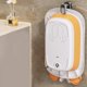 thumbnail image 4 of Estante de lavabo de inodoro montado en la pared | Gancho de succión no perforado | Organizador de almacenamiento de plástico sin costuras | Fuerte sin soporte de taladro | para baño, cocina, 4 of 6