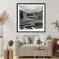 thumbnail image 4 of Historic Framed Print, [Aftermath of hurricane and flood in Galveston, 1900: scene of devastation at 20th & M 1/2 St. at dawn, Sept. 9th; dead body lying by rubble], 17-7/8" x 21-7/8", 4 of 9