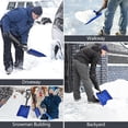 thumbnail image 7 of Vggrvlo 12" Metal Snow Shovel with Metal Handle, 7 of 7
