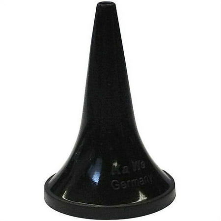 Disposable Ear Specula for KaWe EUROLIGHT C10, EUROLIGHT C30 and COMBILIGHT C10 Otoscopes, 2.5mm, Black, 100 Count