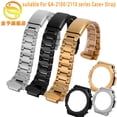 thumbnail image 2 of Accesorios para reloj GA2100 para Casio G-SHOCK GA-2100 Correa de acero inoxidable Caja de metal Bisel GA2110 GA-B2100 Correa de reloj reacondicionada para hombre, 2 of 5