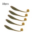 thumbnail image 3 of 10 Uds. Señuelos artificiales de plástico suave de 5cm para peces, cebos para gusanos, accesorio para aparejos de pesca A, 3 of 9