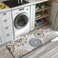 thumbnail image 3 of Beige Ethnic Mandala Pattern Kitchen Rug Mat,Kitchen Runner Rugs Non Skid Washable,Decorative Kitchen Floor Mats for Kitchen,Sink,Laundry,17"x47.2", 3 of 7