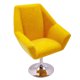 thumbnail image 2 of Silla de Oficina Zulema 12 Silla Sillón Sala de Estar Decoración de Oficina Amarillo sillas de casa de muñecas, 2 of 8