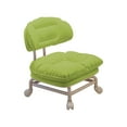 thumbnail image 2 of HOZVOMI Backrest Chair Household Round Stool Small Stool with Swivel Wheels, Compact Design, 2 of 6