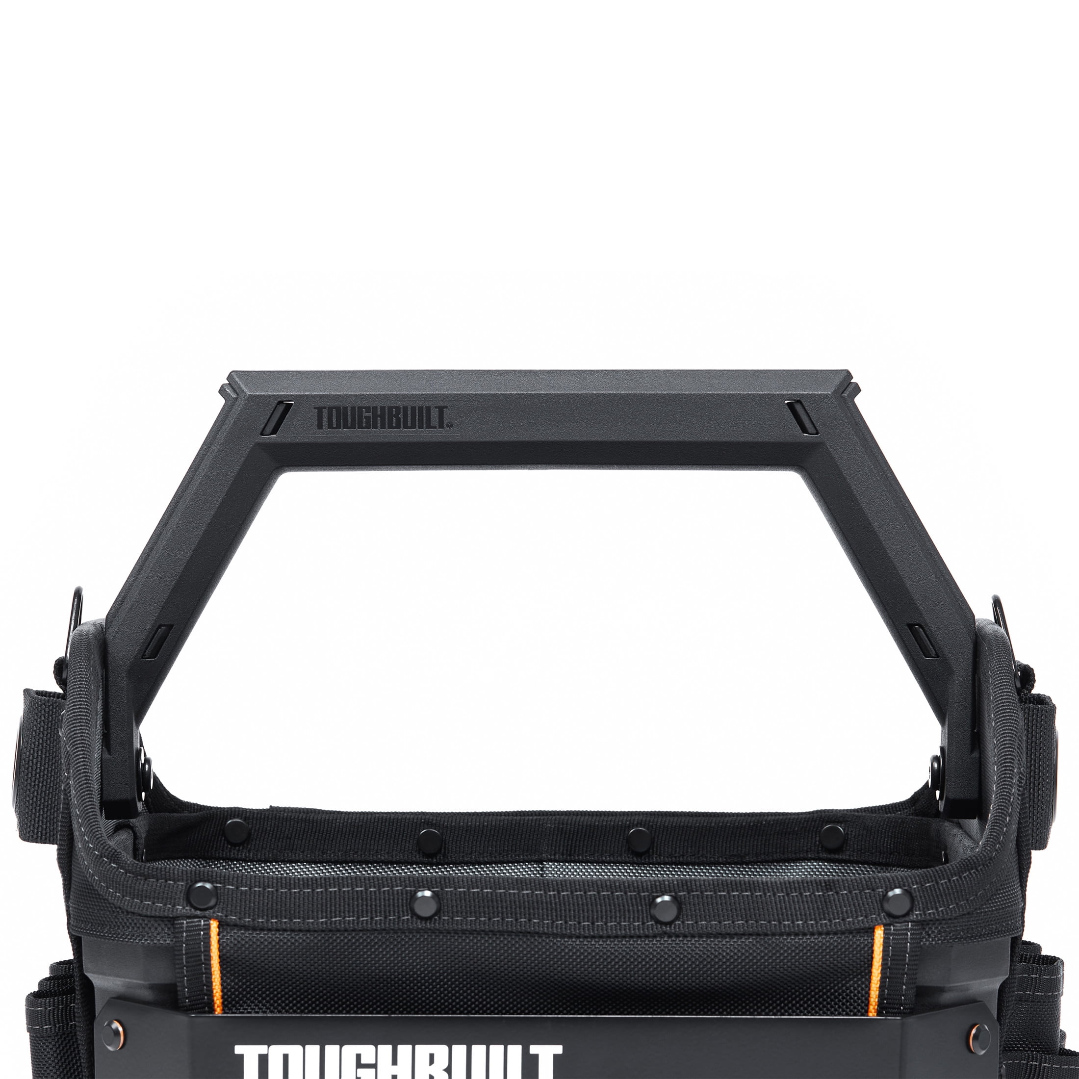 ToughBuilt – 12" Massive Mouth Tool Bag, Compact Wide-Opening Hard Body Tote Bag