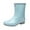 Sky Blue, variant on EHQJNJ Short Rain Boots Women's Rain Boots Summer Wear-Resistant Shoes Garden Water Shoes Outdoor Shoes Short Rain Boots for Women Wide Womens Rain Boots Ankle Zipper
