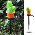 thumbnail image 2 of Lámpara solar de exterior con forma de cactus y piña para suelo de jardín, patio, césped, 2 of 3