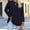#Dark Blue, variant on DPTALR Women's Plus Size Loose Fit Casual Long Sleeve Round Neck Fashion T-Shirt,Green,Size XXXXL