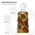 thumbnail image 3 of Honeii Sunflower print basktball shirt for men and women, Unisex basketball jersey for Theme party-Medium, 3 of 6